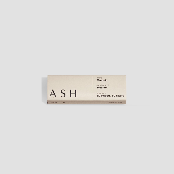 ASH Rolling Paper | Medium | Organic ASH Rolling Paper | Medium | Organic