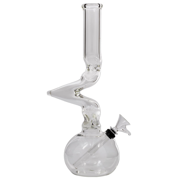LA Pipes "Jacob's Ladder" Crystal Clear Zong Bong - Headshop.com