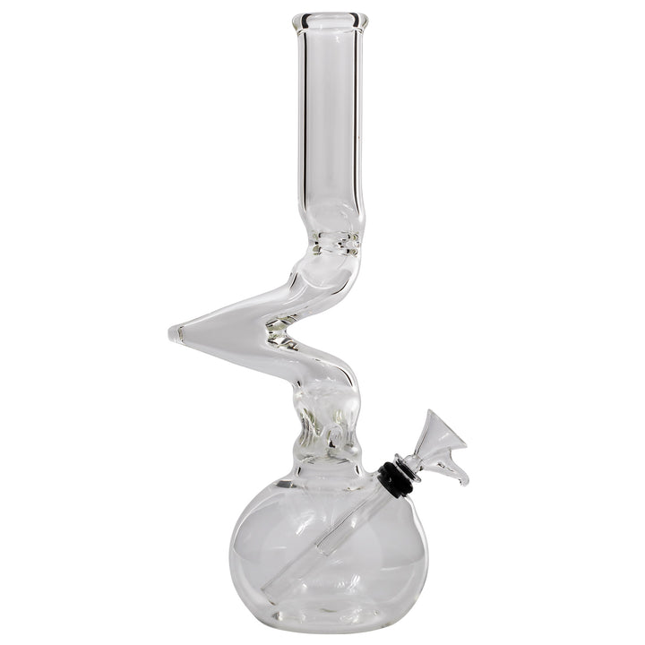 LA Pipes "Jacob's Ladder" Crystal Clear Zong Bong - Headshop.com