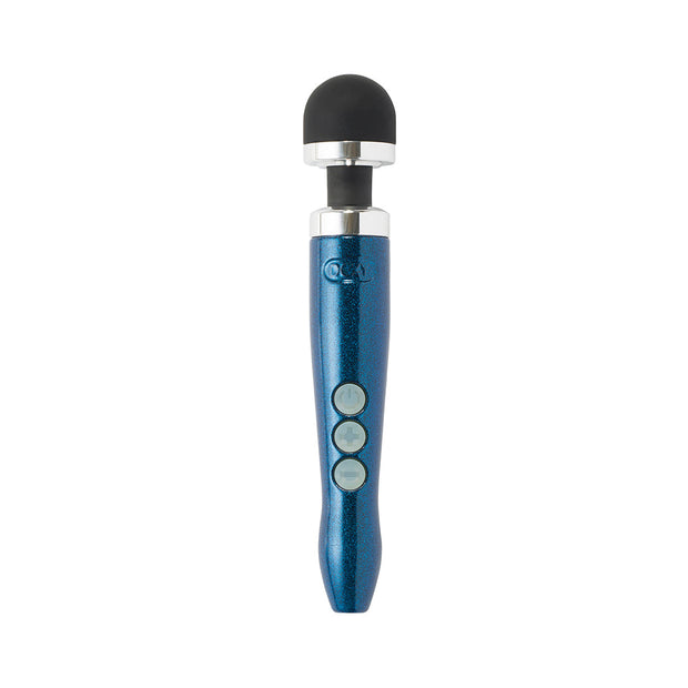 Doxy Die Cast 3R Rechargeable Compact Wand Vibrator Blue Flame - Headshop.com