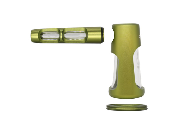 ONGROK Portable Glass Aluminum Bubbler Pipe - Headshop.com
