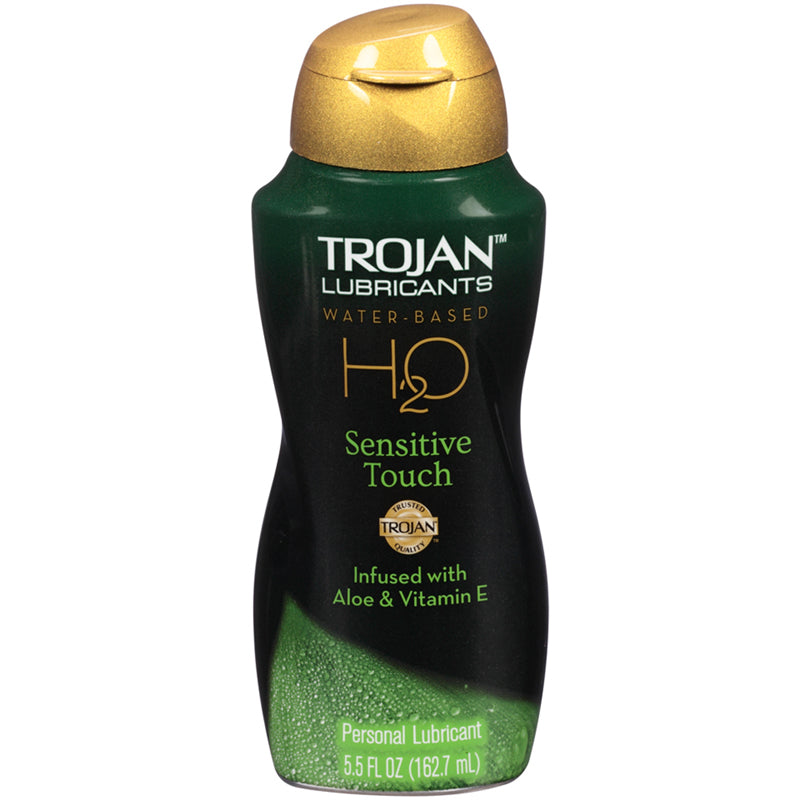 Trojan Lubricants H2O Sensitive Touch  5.5oz. - Headshop.com