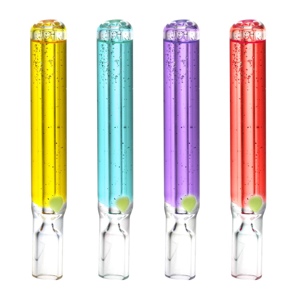 Glass Taster Bat w/ Freezable Glycerin - 4" / Colors Vary - Headshop.com