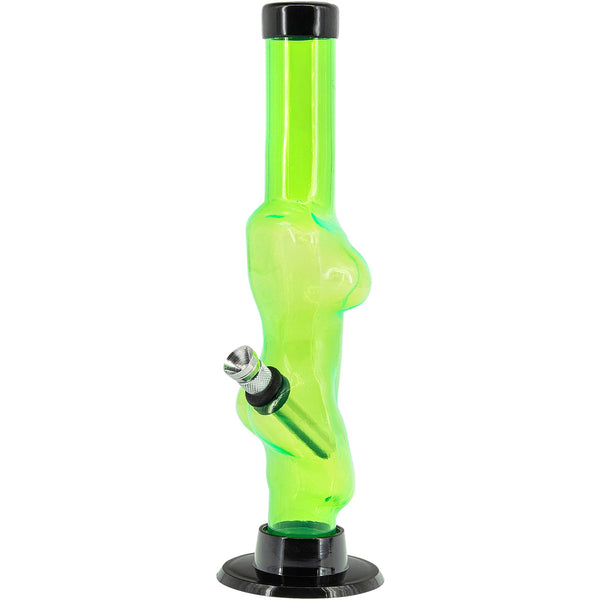 Acrylic Lady Contour Bong 8" - Multiple Colors Acrylic Lady Contour Bong 8" - Multiple Colors