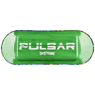 Pulsar SK8Tray Rolling Tray w/ 3D Lid - 7.25"x19.75" / Remembering How To Listen - Headshop.com