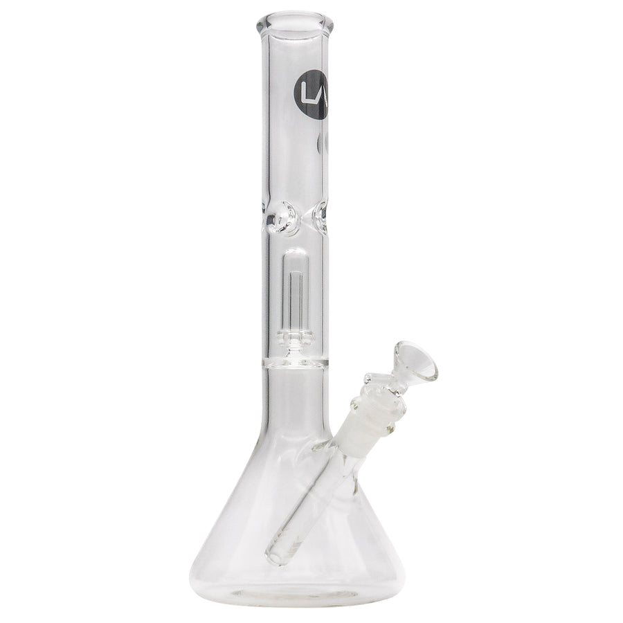 LA Pipes Single or Double Showerhead Perc Beaker Bong - Headshop.com