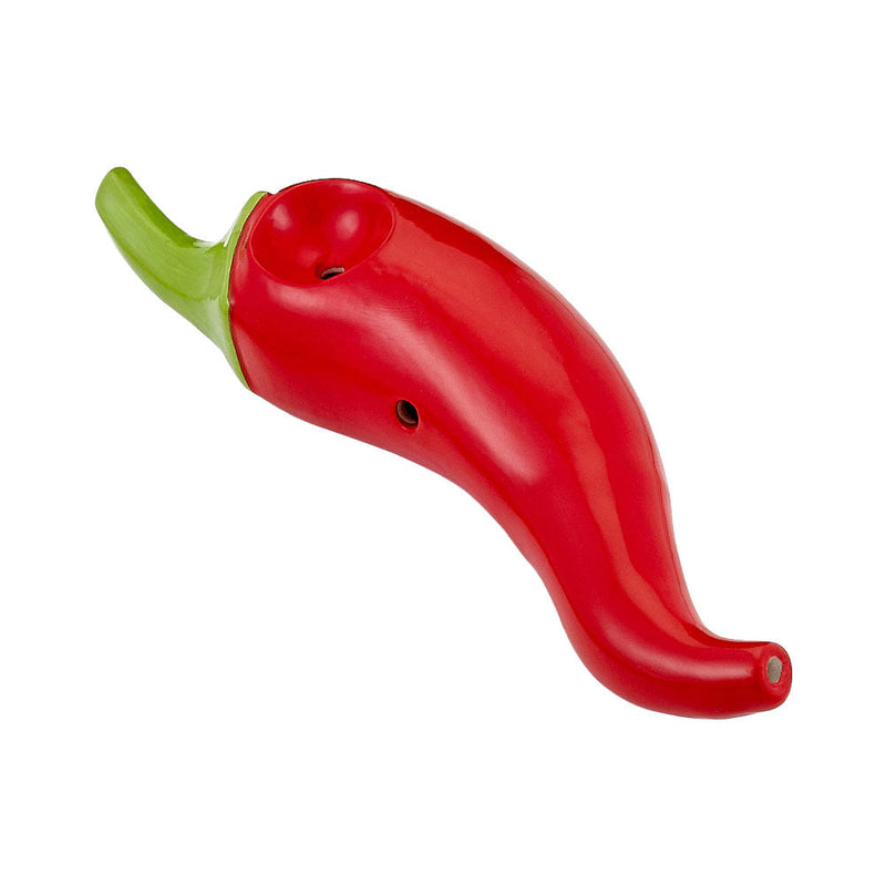 Chili Pepper Ceramic Pipe - 6" - Headshop.com