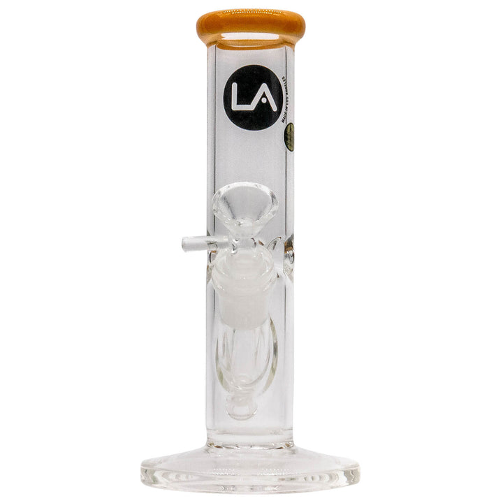 LA Pipes Straight Shooter Bong - Multiple Colors - 8" - Headshop.com