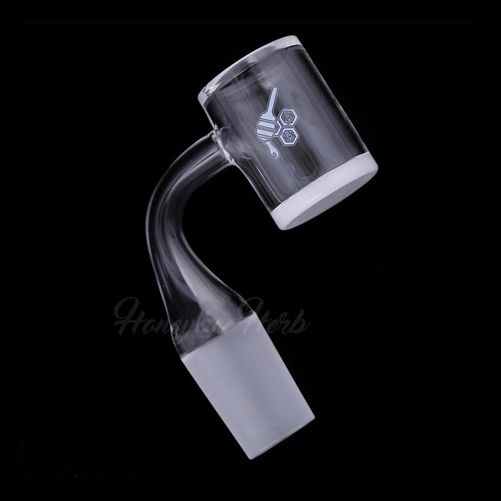 HONEY & MILK BEVEL QUARTZ BANGER - 90° DEGREE | YL - Headshop.com