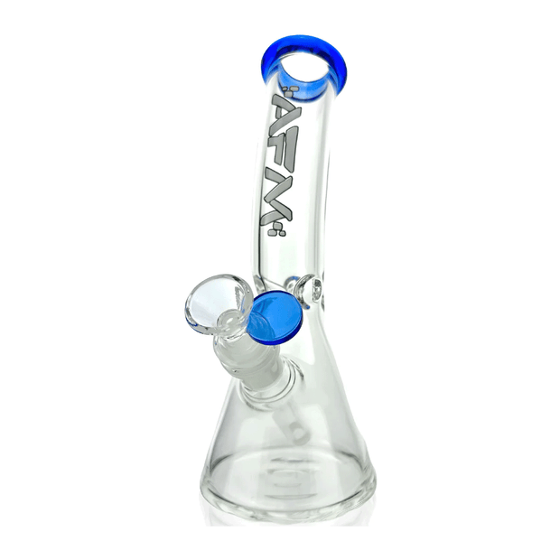AFM Glass 8.5" Bent Beaker Glass Water Pipe