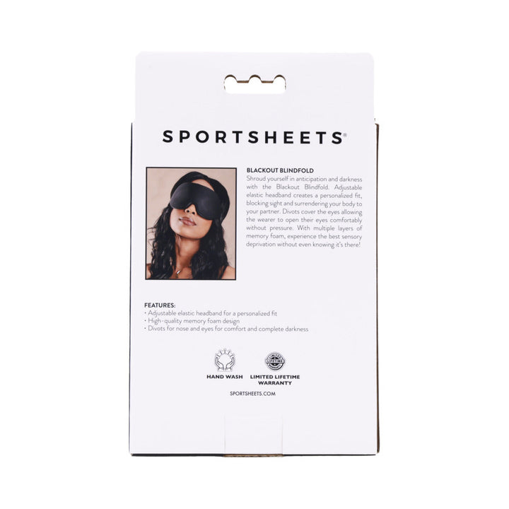 Sportsheets Blackout Blindfold - Headshop.com