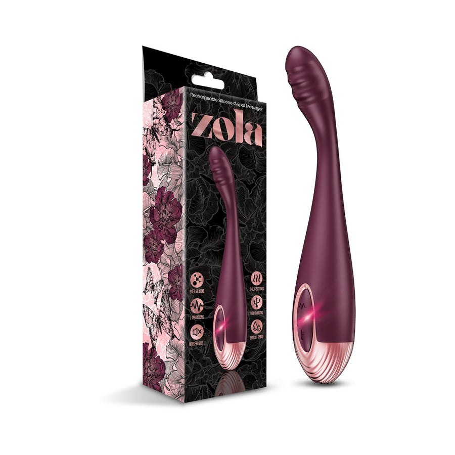 Zola Rechargeable Silicone Warming G-Spot Massager - Headshop.com