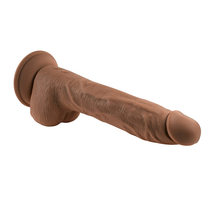 Evolved Thrust In Me Thrusting Vibrating 9.25 in. Dildo Dark - Headshop.com