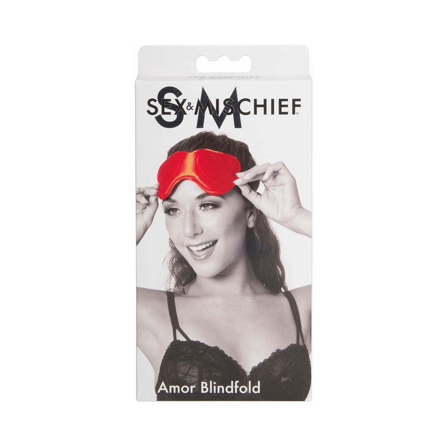 Sportsheets Sex & Mischief Amor Blindfold Red - Headshop.com
