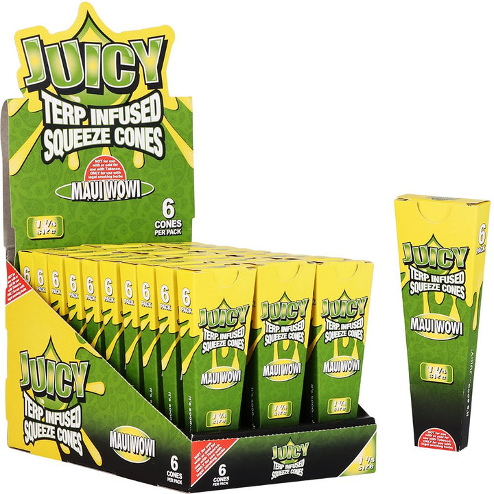 Juicy Terp Infused Squeeze Cones | Maui Wowi | 30pk Display - Headshop.com