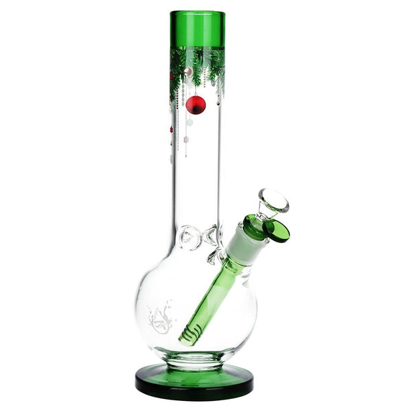Pulsar Christmas Time Glass Bubble Base Water Pipe - 11.75" / 14mm F Pulsar Christmas Time Glass Bubble Base Water Pipe - 11.75" / 14mm F