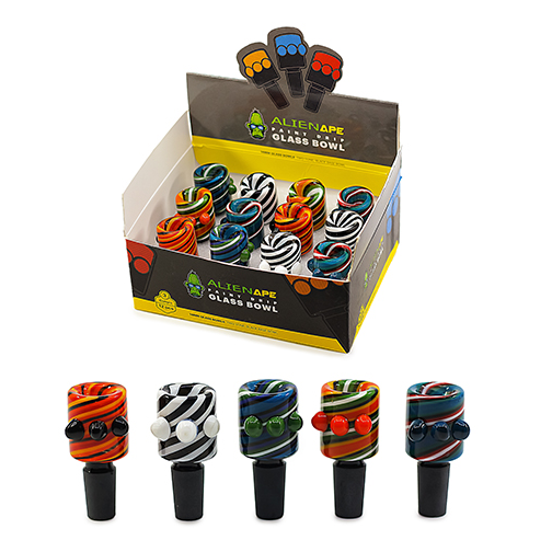 Space King Glass Bowl (Box of 12) - Headshop.com