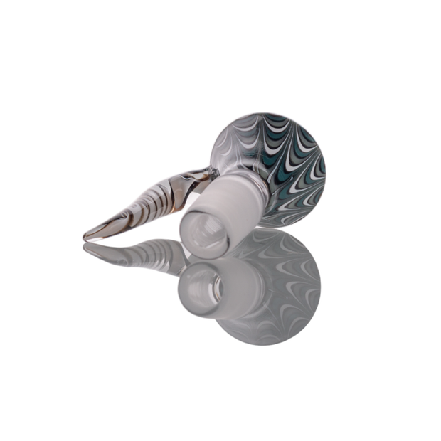 14mm & 18mm Male Joint Colorful Heady Bowl w/ Arm - Headshop.com