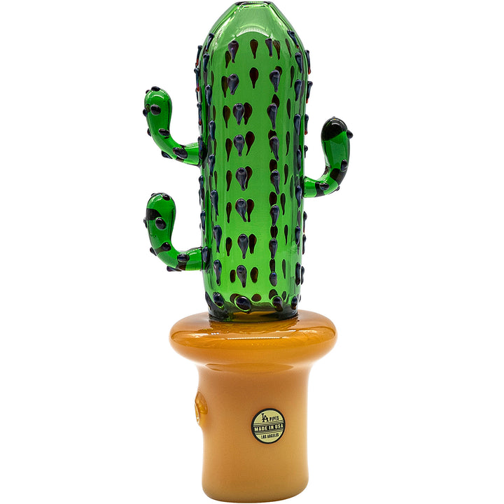 LA Pipes Glass Saguaro Cactus Pipe - Headshop.com