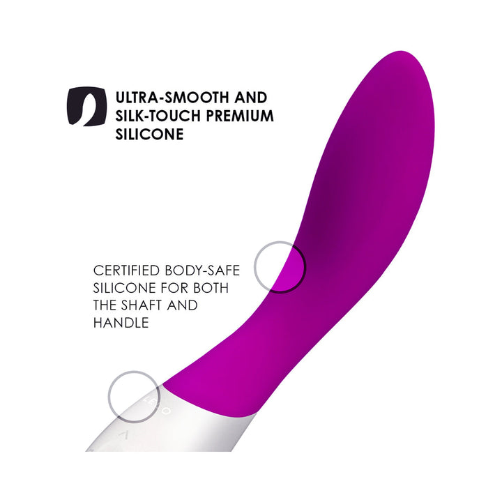 LELO MONA WAVE Rechargeable G-Spot Vibrator Deep Rose - Headshop.com