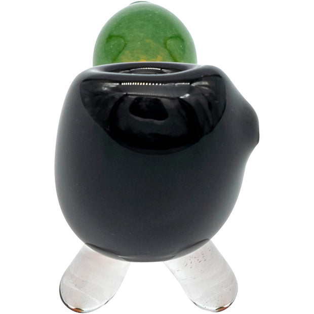 LA Pipes "Sattdown Rasta" Sherlock Glass Pipe - Headshop.com