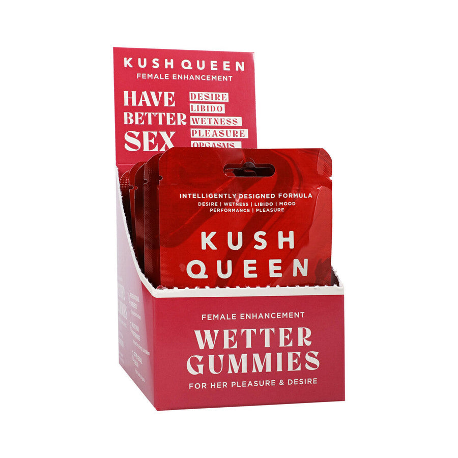Kush Queen Wetter Gummies Female Enhancement 12-Piece Display - Headshop.com