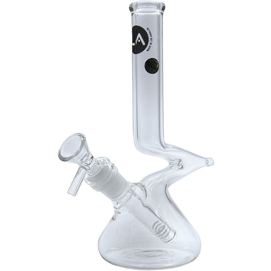LA Pipes "The Zag" Beaker Zong Style Bong - Headshop.com