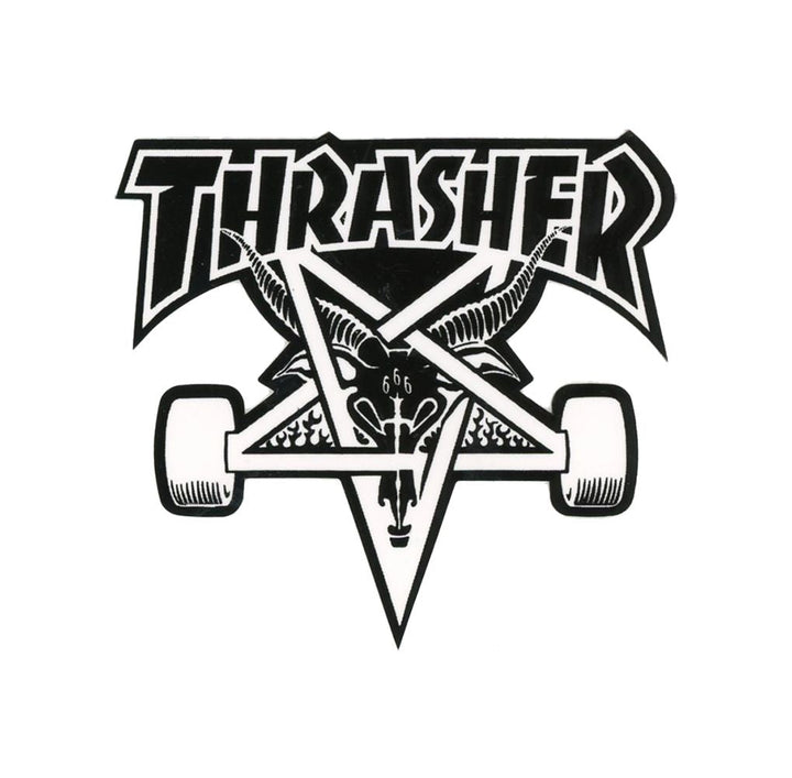 Thrasher Pentagram Skate Wheels Sticker | 4.5"x4.25" - Headshop.com