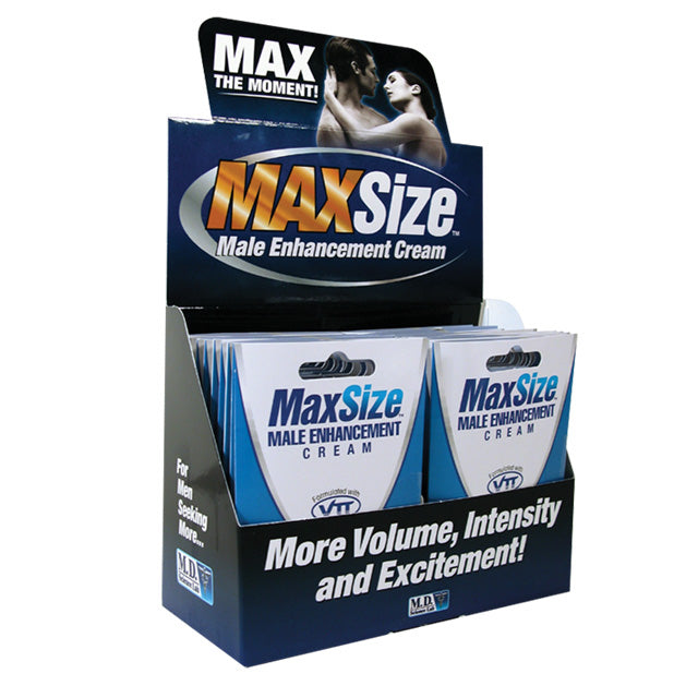 MaxSize Enhancement Cream 4 ml Foil 24-Piece Display - Headshop.com