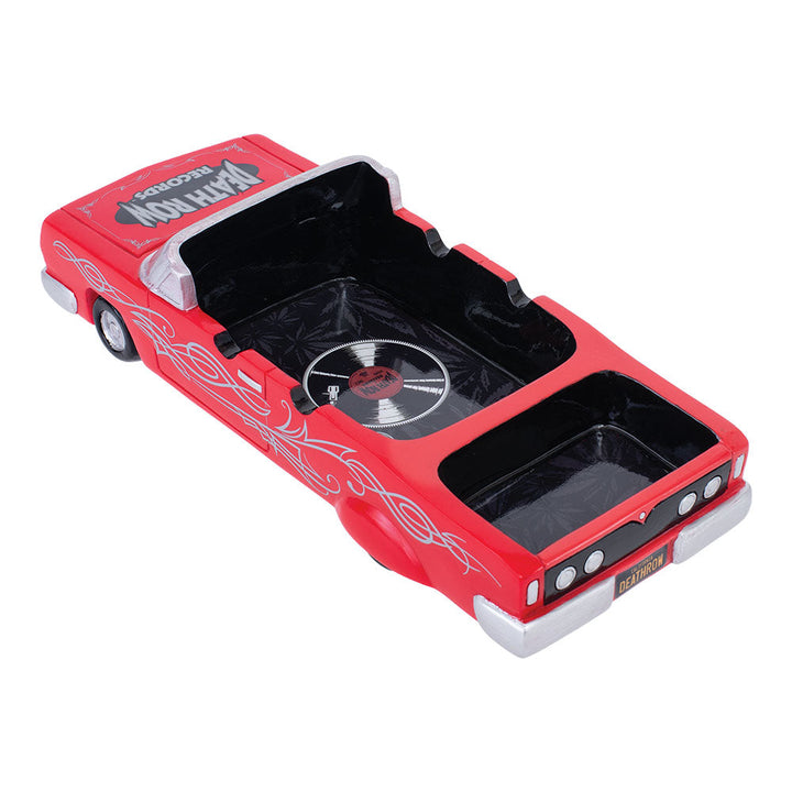 Death Row Records Red Hot Rod Ashtray w/ Stash Trunk - 9.5" x 3.5" - Headshop.com