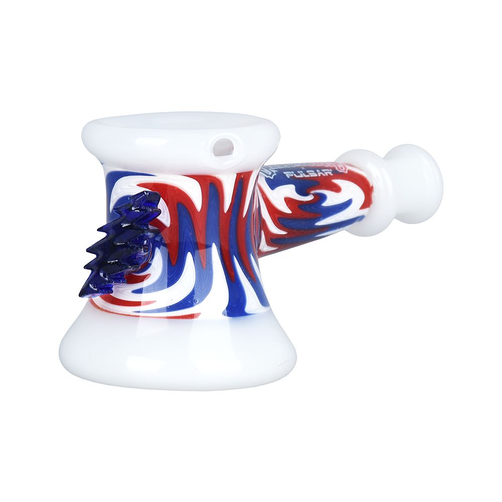 Grateful Dead x Pulsar Bolt Wig Wag Glass Hammer Hand Pipe - 4" - Headshop.com