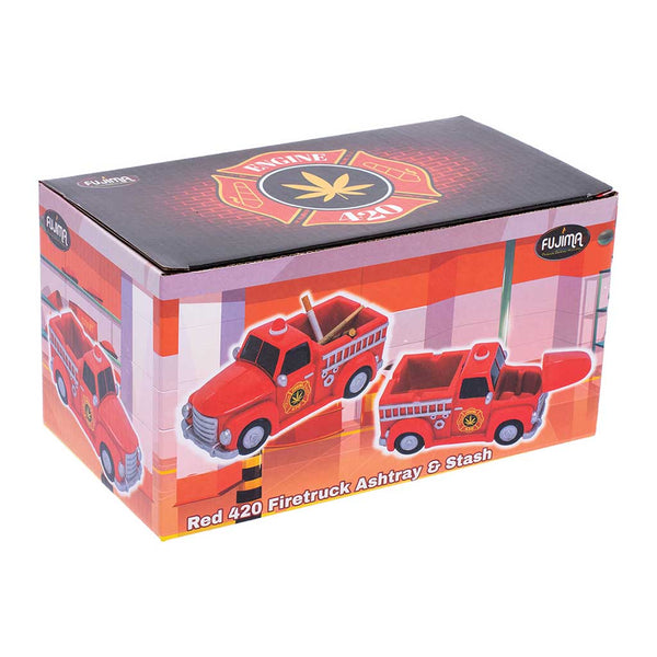 RED 420 LIGHT-UP FIRETRUCK ASHTRAY & STASH RED 420 LIGHT-UP FIRETRUCK ASHTRAY & STASH