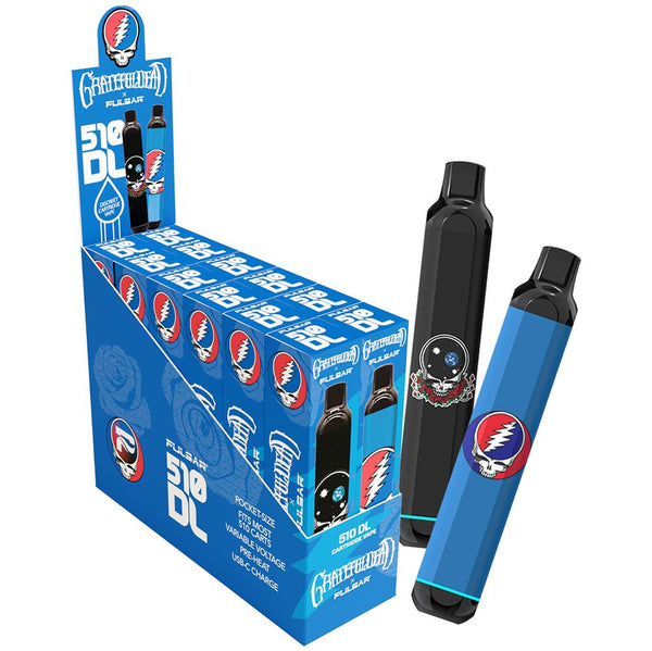 Grateful Dead x Pulsar 510 DL Auto-Draw Variable Voltage Vape Pen | 320mAh Grateful Dead x Pulsar 510 DL Auto-Draw Variable Voltage Vape Pen | 320mAh