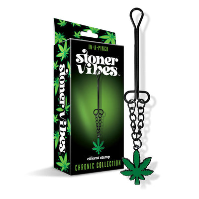 Stoner Vibes Chronic Collection Clitoral Clamp with Chain - Headshop.com