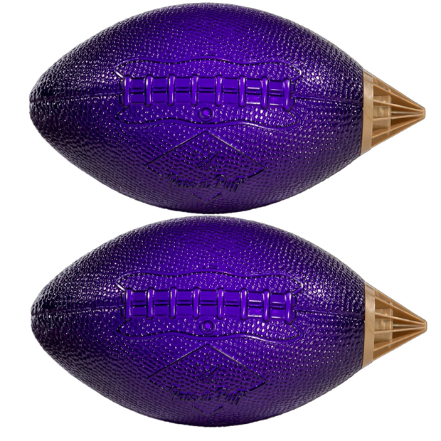 Authentic 2pk PowerHitter Football Purple & Gold - Headshop.com