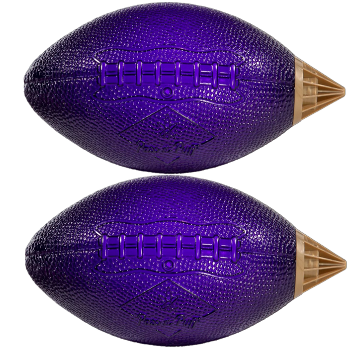 Authentic 2pk PowerHitter Football Purple & Gold - Headshop.com