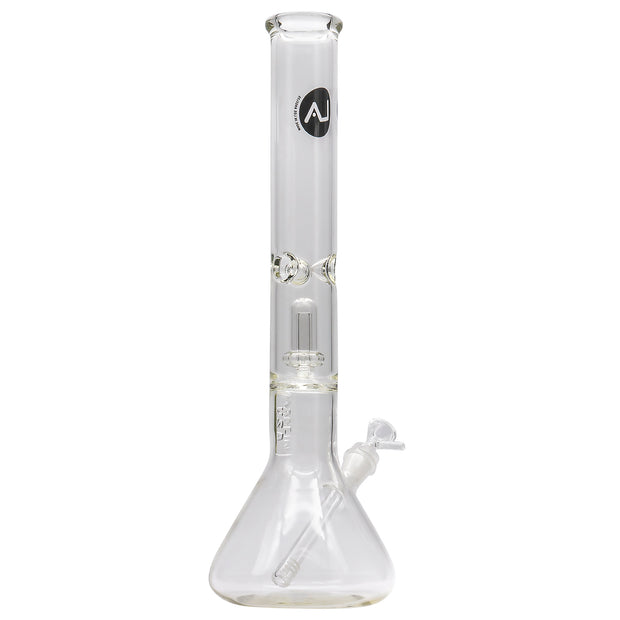 LA Pipes Thick Glass Beaker Showerhead Perc Bong - Headshop.com