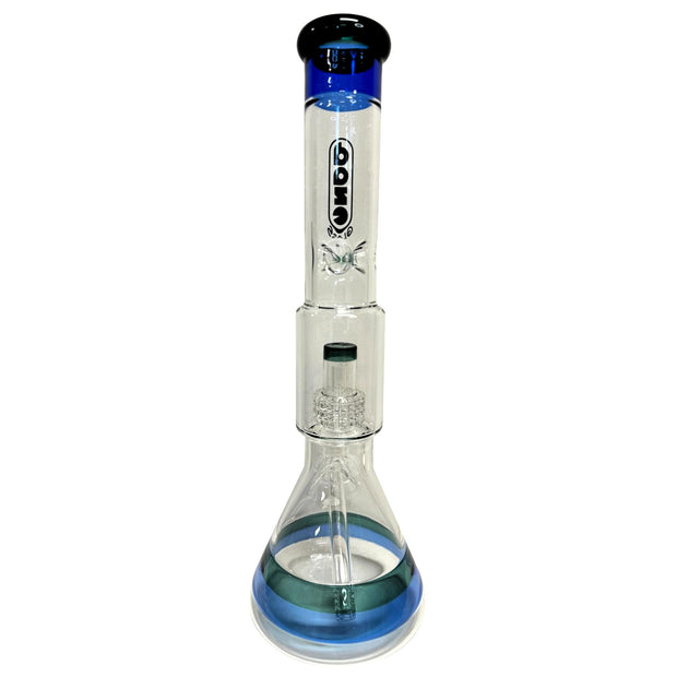 Daze Glass - Approx. 16 Striped Glass Water Pipe - Headshop.com