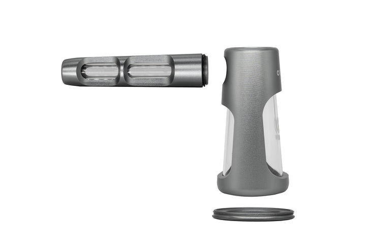 ONGROK Portable Glass Aluminum Bubbler Pipe - Headshop.com