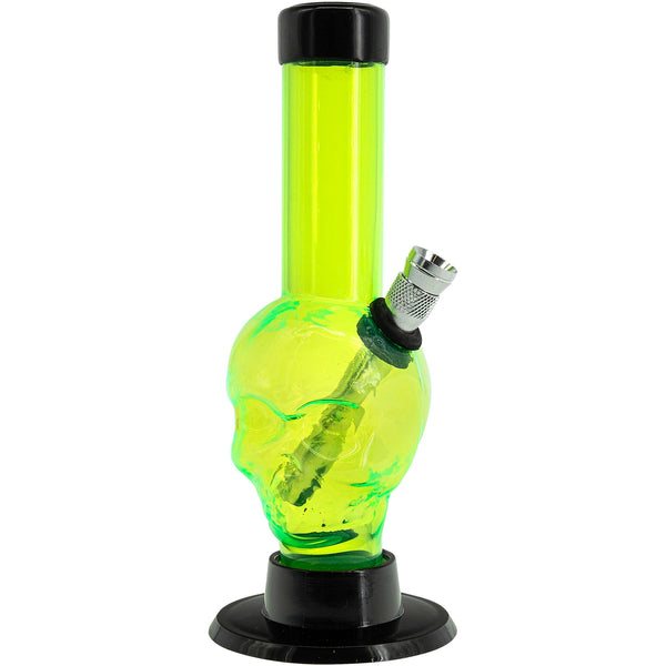Mini Alien Head Acrylic Bong - 6" Tall Mini Alien Head Acrylic Bong - 6" Tall