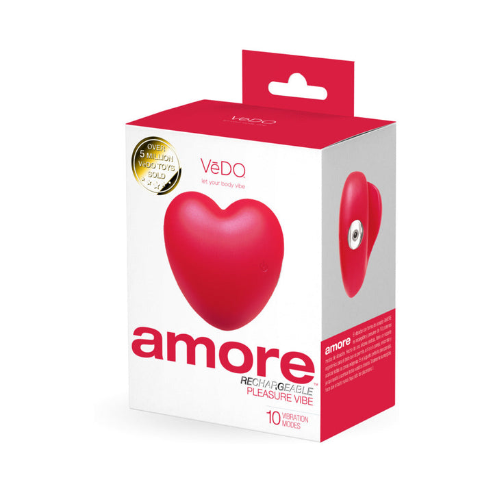 VeDO Amore Rechargeable Pleasure Vibe Red - Headshop.com