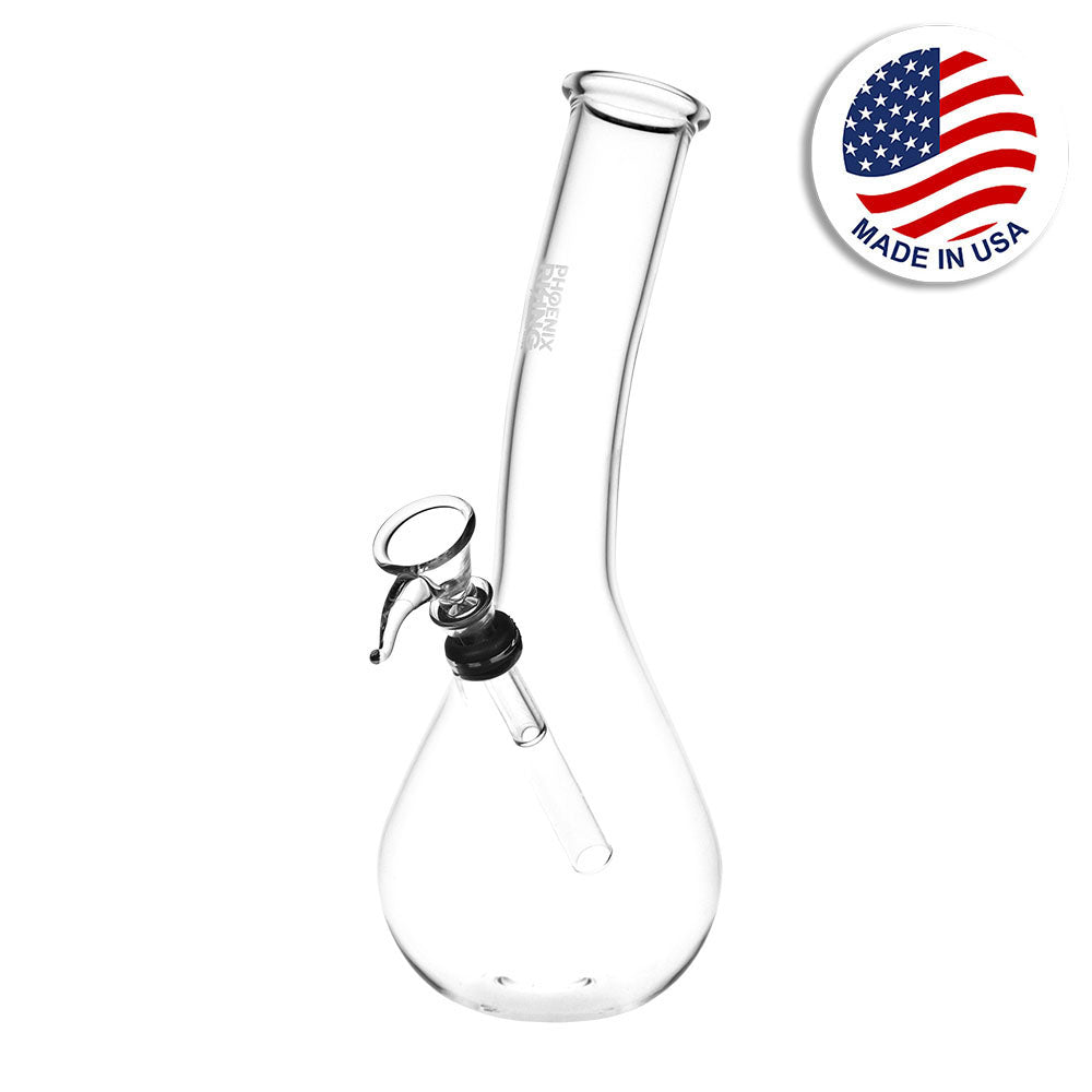 Phoenix Rising Leaning Tower of Beaker Water Pipe - 9.5" / Clear - Headshop.com
