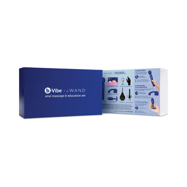 b-Vibe Anal Massage & Education Set Blue - Headshop.com