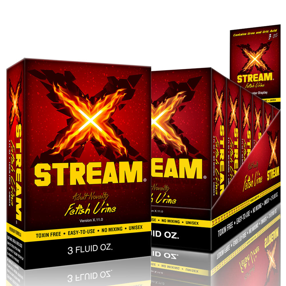 6PC DISPLAY - 3oz XStream Fetish Urine Kit - Headshop.com
