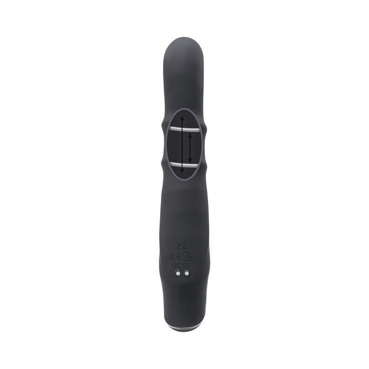 Evolved Ringmaster Rechargeable Dual Stim Vibe Silicone Black - Headshop.com