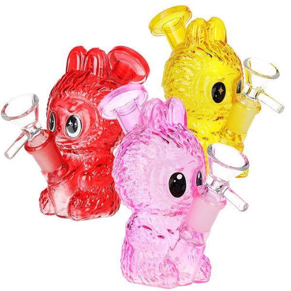 Funny Animal Glass Mini Water Pipe - 4.5" / 14mm F / Colors Vary Funny Animal Glass Mini Water Pipe - 4.5" / 14mm F / Colors Vary