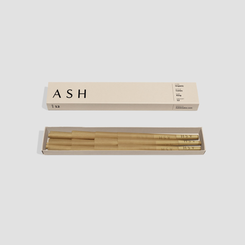 ASH Pre-rolled Cones | Organic | 12 count - Headshop.com