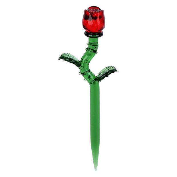 Thorny Rose Glass Dab Tool - 5.5" - Headshop.com