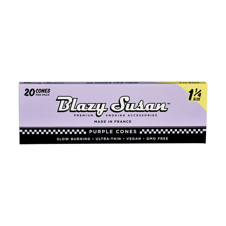 Blazy Susan Pre-Rolled Cones Slide Box | 1 1/4 | 20pc | 12pk Display Blazy Susan Pre-Rolled Cones Slide Box | 1 1/4 | Cone - Headshop.com