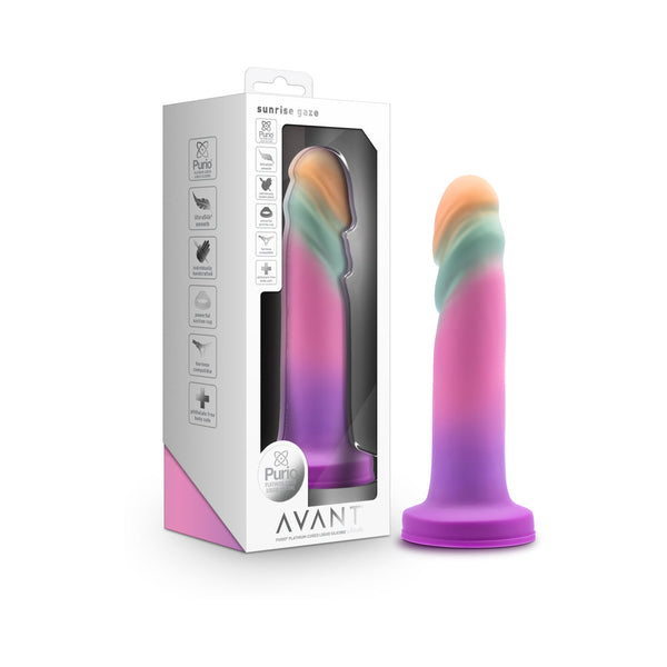 Avant Sunrise Gaze 7.5 in. Dildo Sherbet Avant Sunrise Gaze 7.5 in. Dildo Sherbet